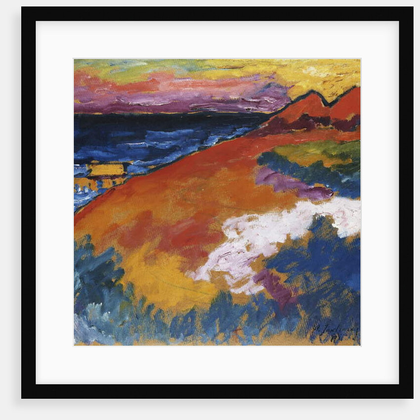 On the Ostsee; An der Ostsee, 1911 by Alexej von Jawlensky