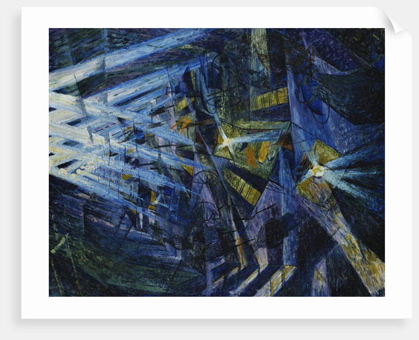 Le Forze di una Strada, 1911 by Umberto Boccioni