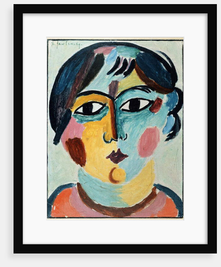 Girl's Head; Madchen Kopf by Alexej von Jawlensky
