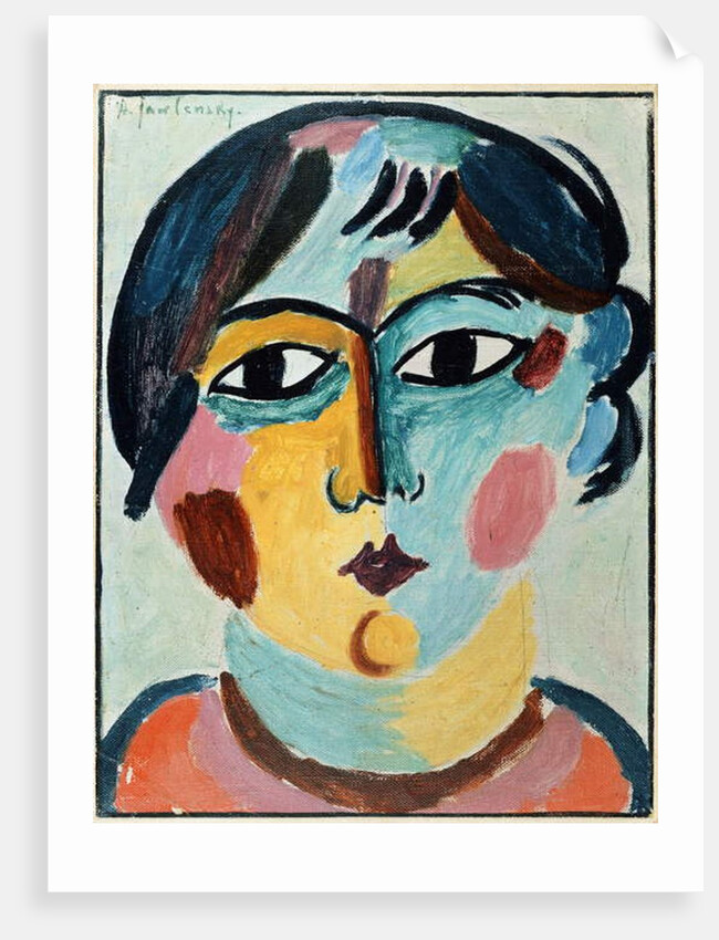 Girl's Head; Madchen Kopf by Alexej von Jawlensky
