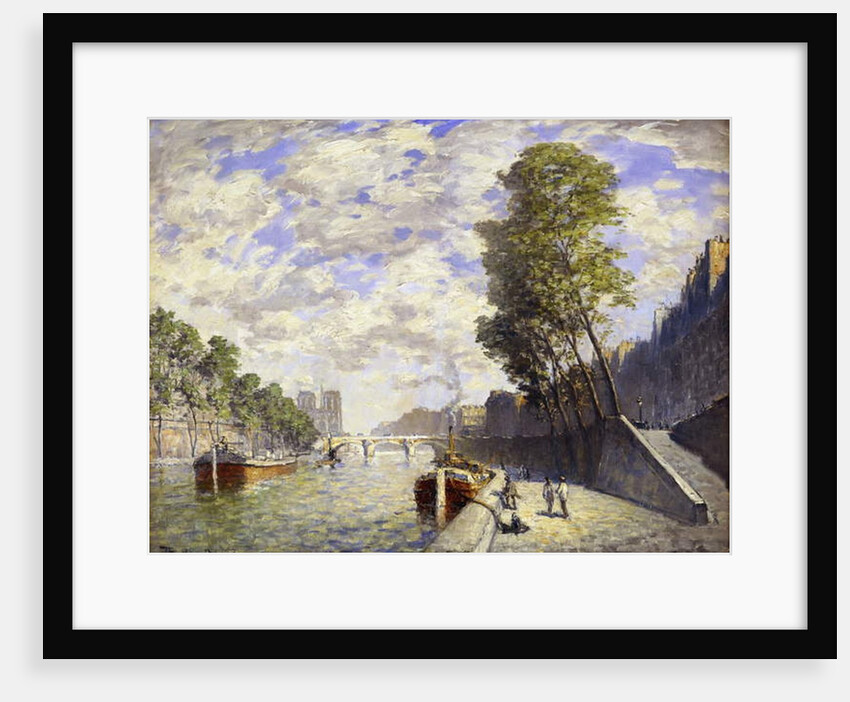 Le Quai des Grands-Augustine, Paris by Frank Myers Boggs