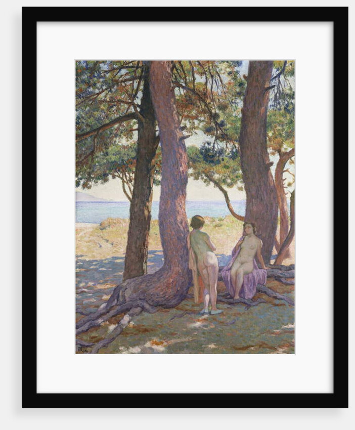 Two Nudes under Pine-Trees; Deux Nus sous les Pins, 1925 by Theo van Rysselberghe