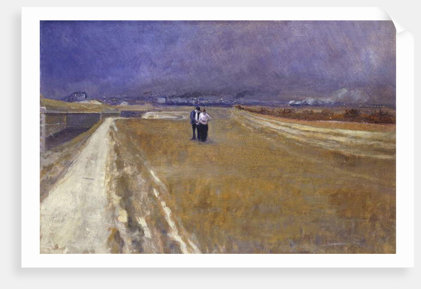 Walk Beside Railway; Promenade a cote du Chemin de Fer by Theophile Alexandre Steinlen