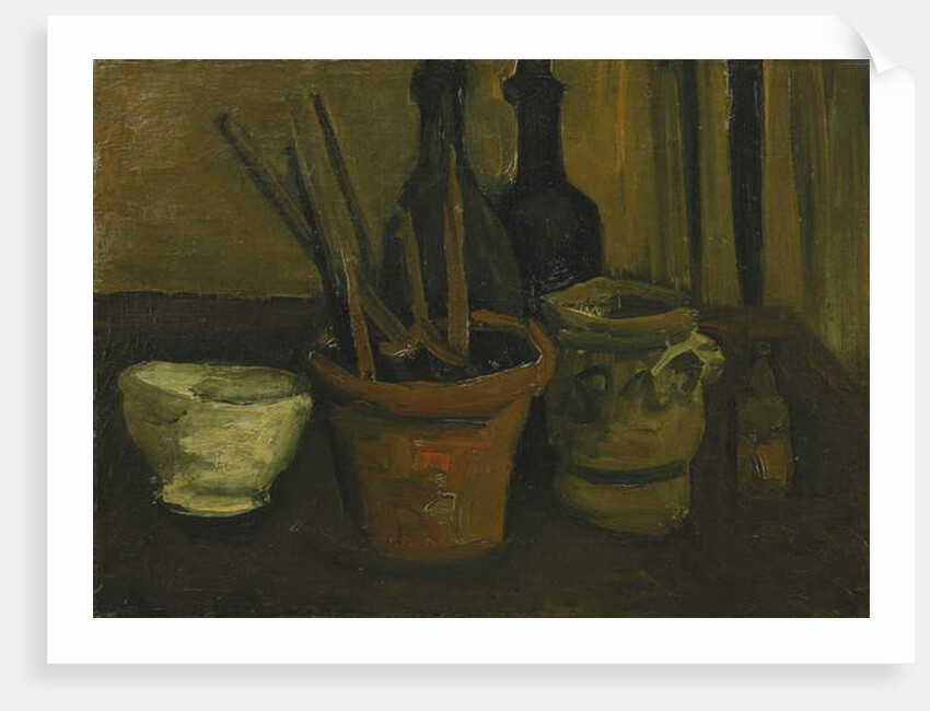 Still Life with Brushes in a Flowerpot; Nature Morte aux Pinceaux dans un Pot a Fleurs, 1884 by Vincent van Gogh