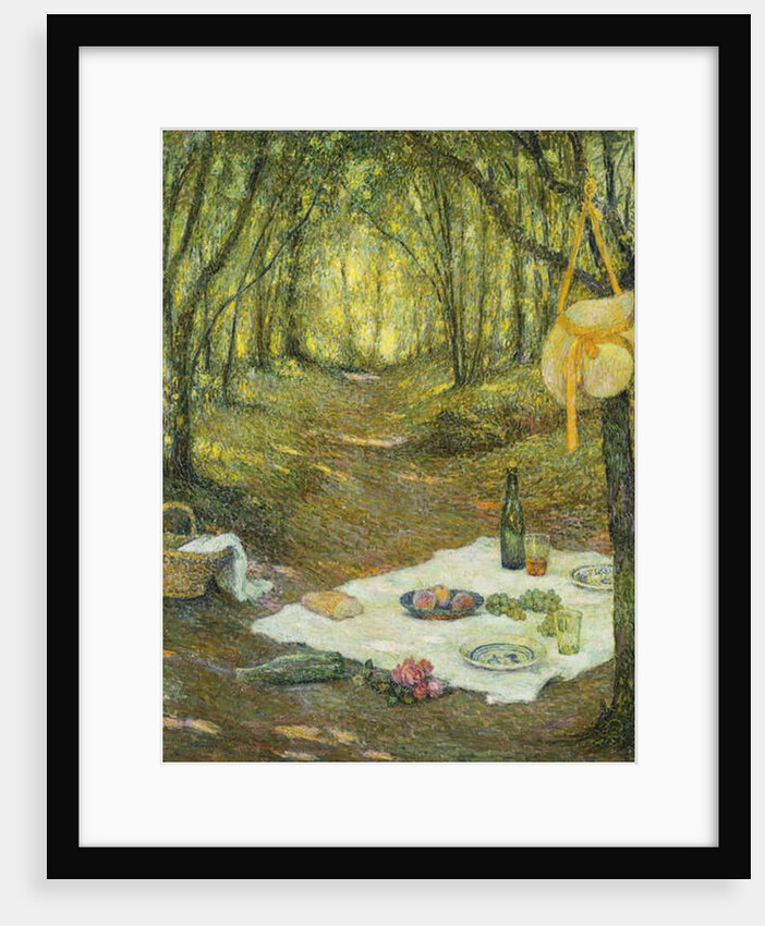 Le Gouter sous Bois, Gerberoy, 1925 by Henri Eugene Augustin Le Sidaner