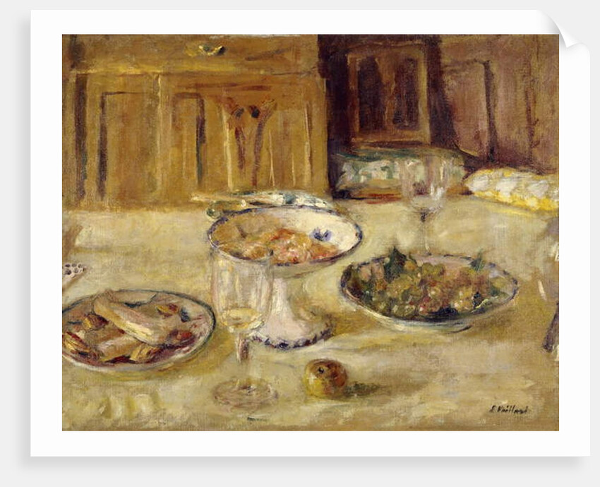 Biscuits and Fruit Compote; Compotier de Biscuits et Fruits, c. 1922 by Edouard Vuillard