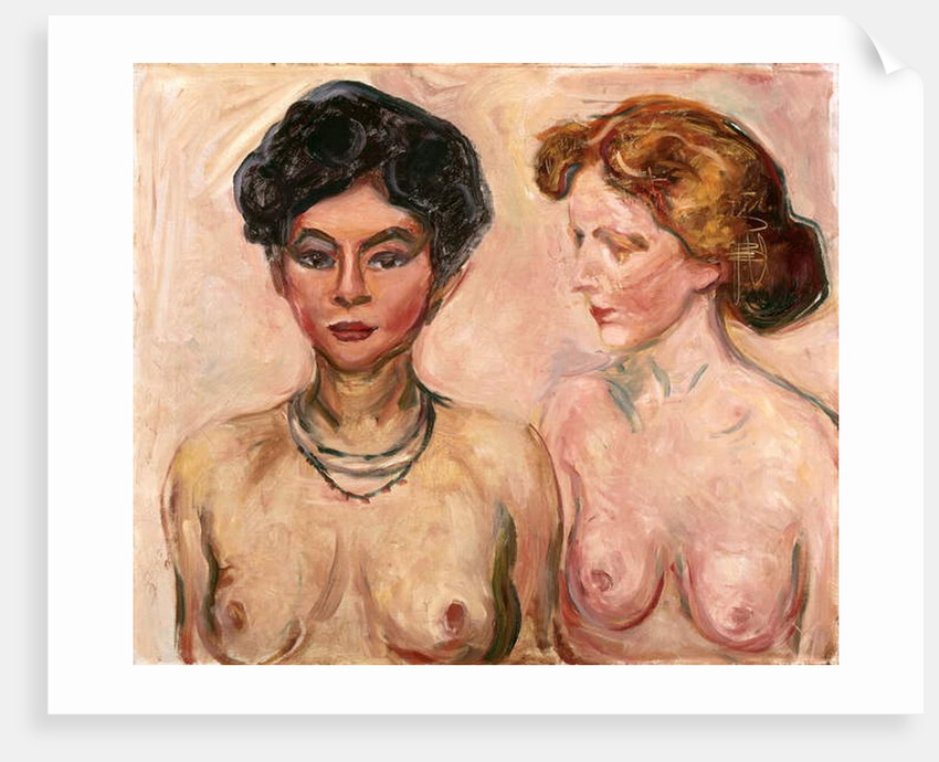 Double Portrait; Doppelportrait, 1903 by Edvard Munch