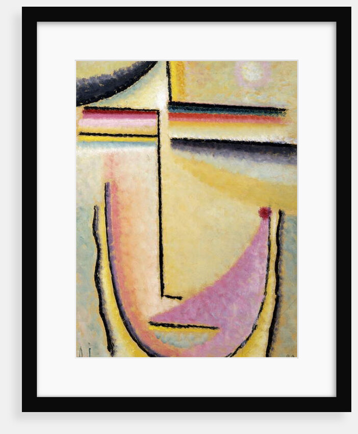 Abstract Head; Abstrakter Kopf, 1928 by Alexej von Jawlensky