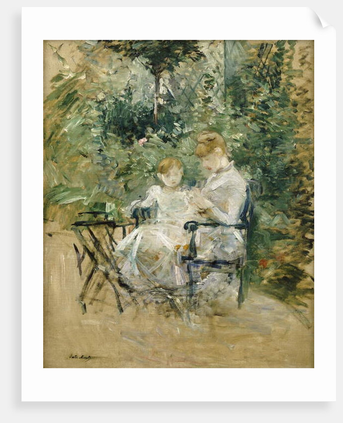In the Garden; Dans le Jardin, c.1885 by Berthe Morisot