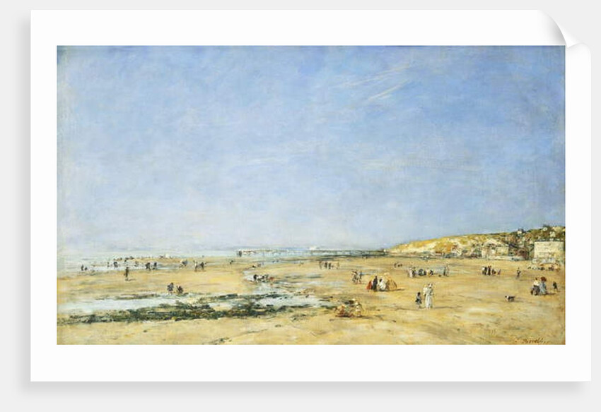 Trouville, General View of the Beach by Eugene Louis Boudin