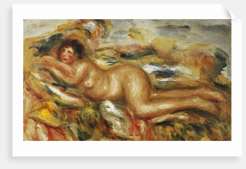Nude Woman on the Grass by Pierre Auguste Renoir