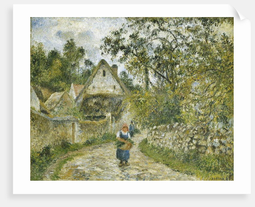 Le Chemin de Hameau-Chaumieres au Valhermeil, 1880 by Camille Pissarro