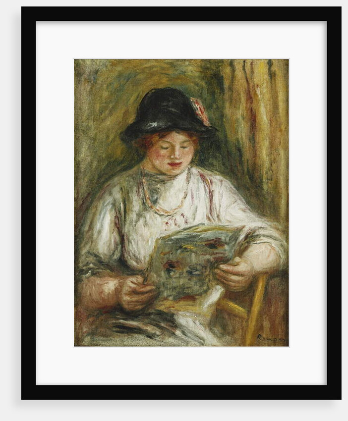 Woman Reading; Femme Lisant, c.1910-12 by Pierre Auguste Renoir