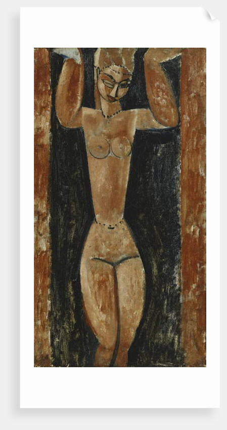Caryatid; Cariatide, c.1911-1913 by Amedeo Modigliani