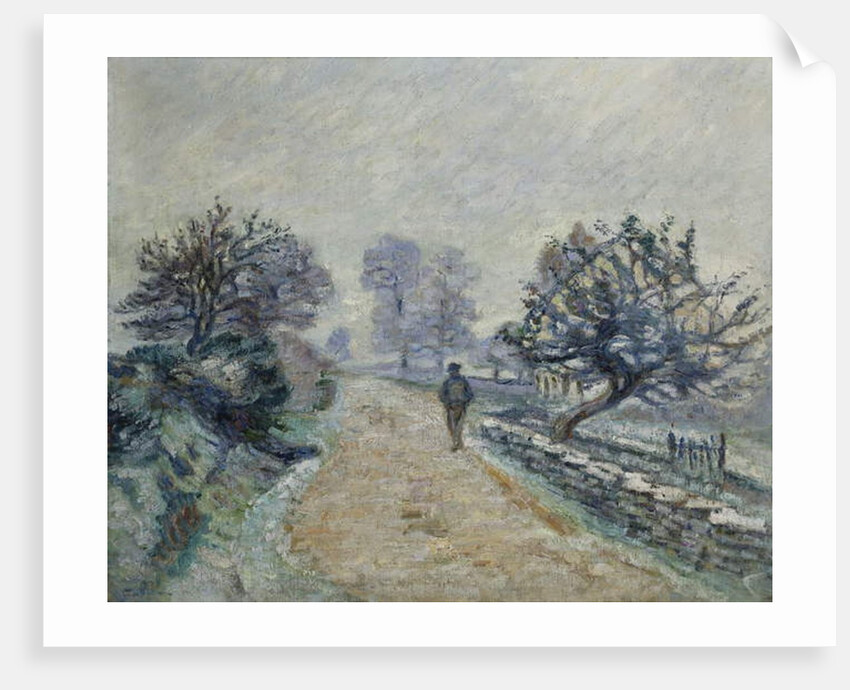 Crozard Road, Little Fog and Frost; Route de Crozard, Petit Brouillard et Gelee Blanche, 1910 by Jean Baptiste Armand Guillaumin