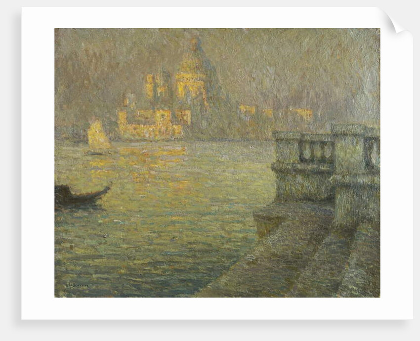 La Salute, Venice by Henri Eugene Augustin Le Sidaner