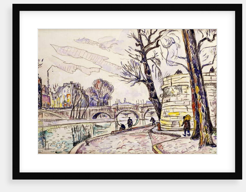 Quai de Seine by Paul Signac