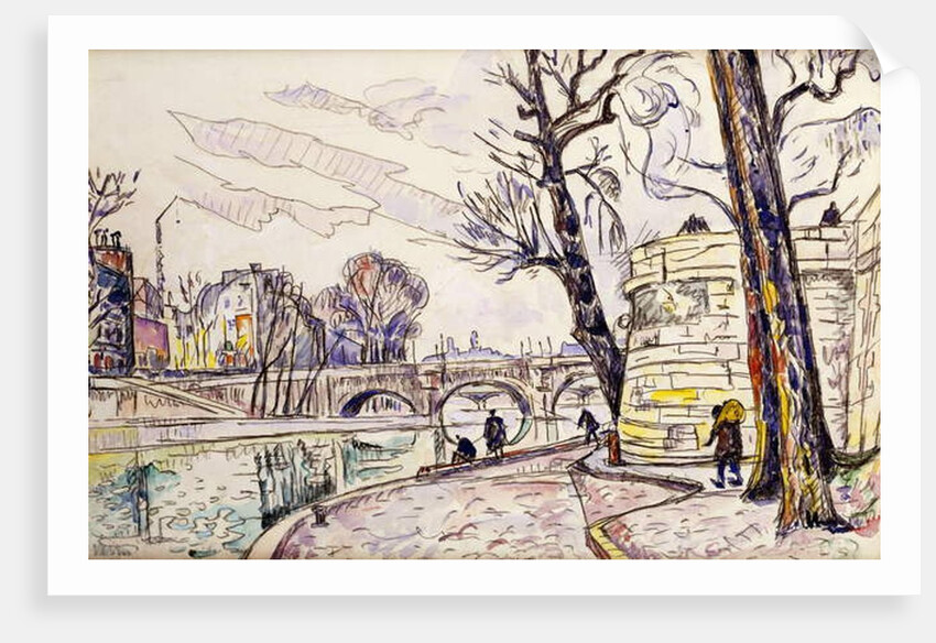 Quai de Seine by Paul Signac