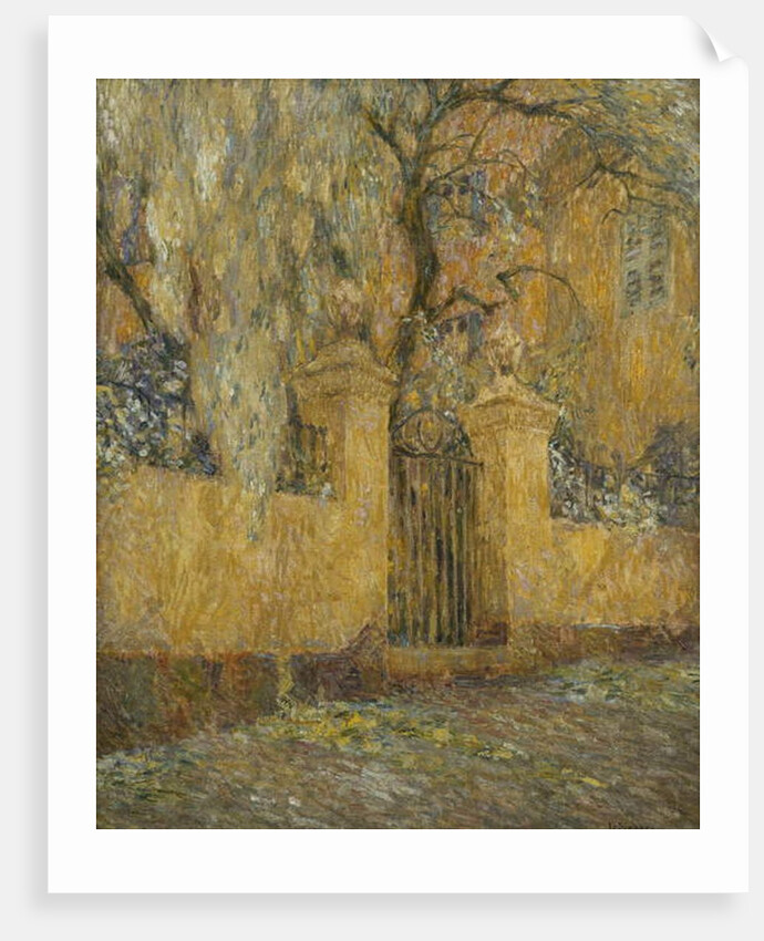 The Gate; Le Portail by Henri Eugene Augustin Le Sidaner