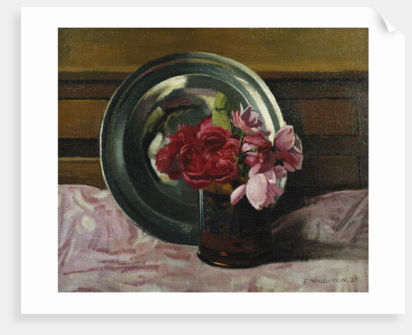 Still Life with Roses; Nature Morte aux Roses, 1920 by Felix Edouard Vallotton