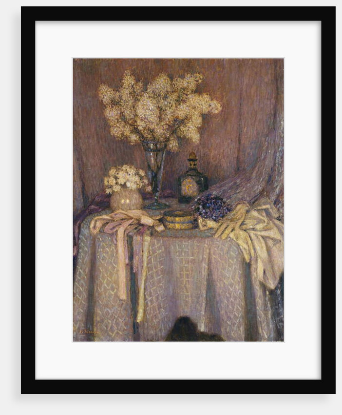 The Table, Purple Harmony; La Table, Harmonie Mauve, 1927 by Henri Eugene Augustin Le Sidaner