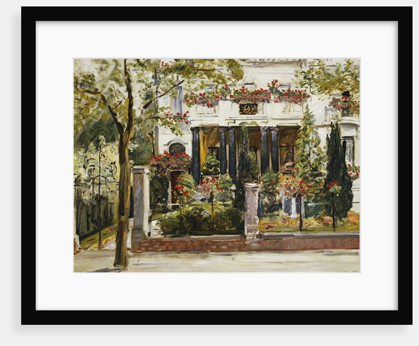 The Front Garden of the Steinbart Villa in Berlin; Der Vorgarten der Steinbartschen Villa in Berlin, 1911 by Max Slevogt