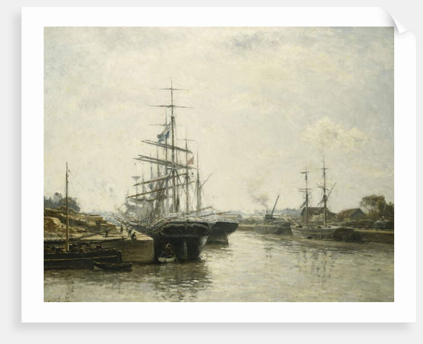 Le Bassin de Caen, 1887 by Stanislas Victor Edouard Lepine