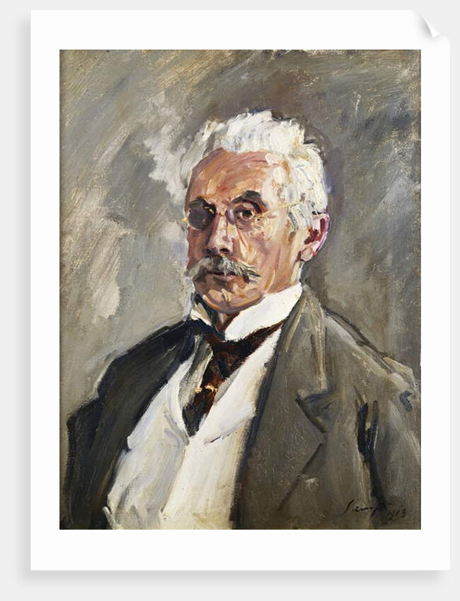 Portrait of Carl Steinbart, 1910 by Max Slevogt