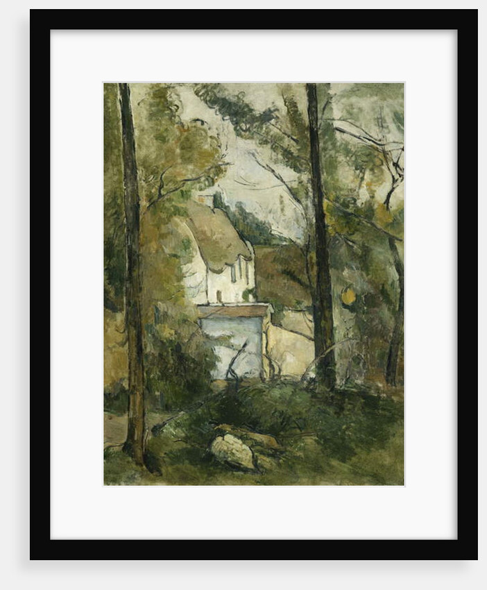 House in the Trees, Auvers, 1879 by Paul Cezanne