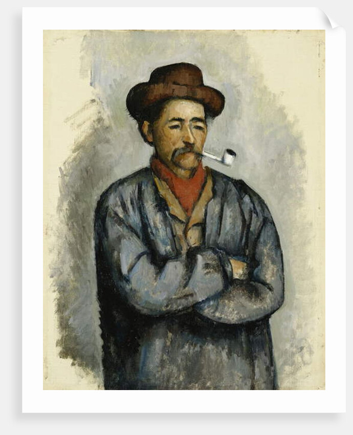 Man with a pipe; L Homme a La Pipe, c.1890-92 by Paul Cezanne