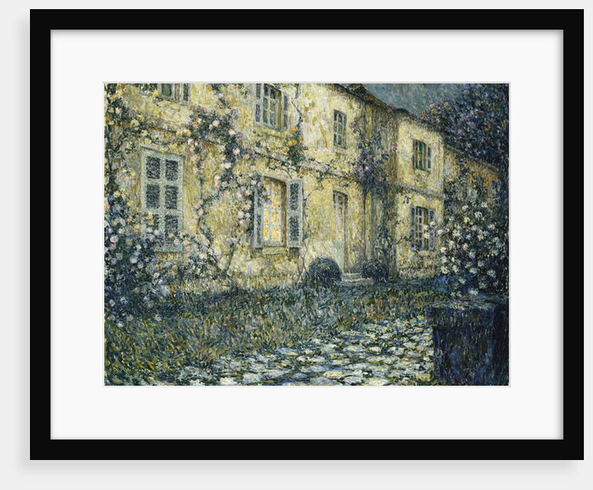 The Summer House; La Maison d'Ete by Henri Eugene Augustin Le Sidaner