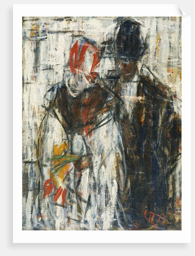 Man and Woman; Mann und Madchen, 1917 by Christian Rohlfs