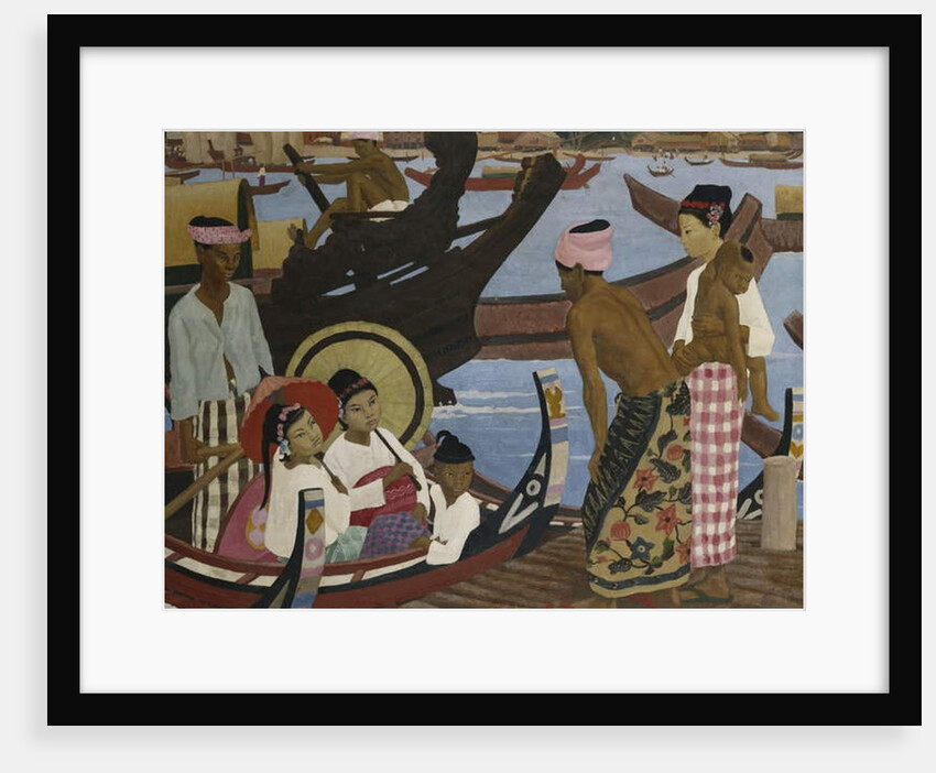 Crossing the River, Burma by Ernest Procter