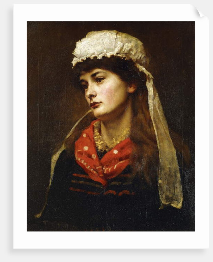 A Newlyn Lass, 1889 by Thomas Cooper Gotch