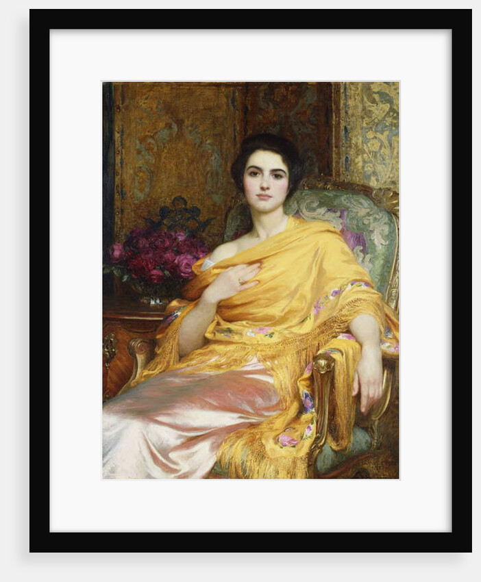 Portrait of Elsa, Daughter of William Hall by Frank Dicksee