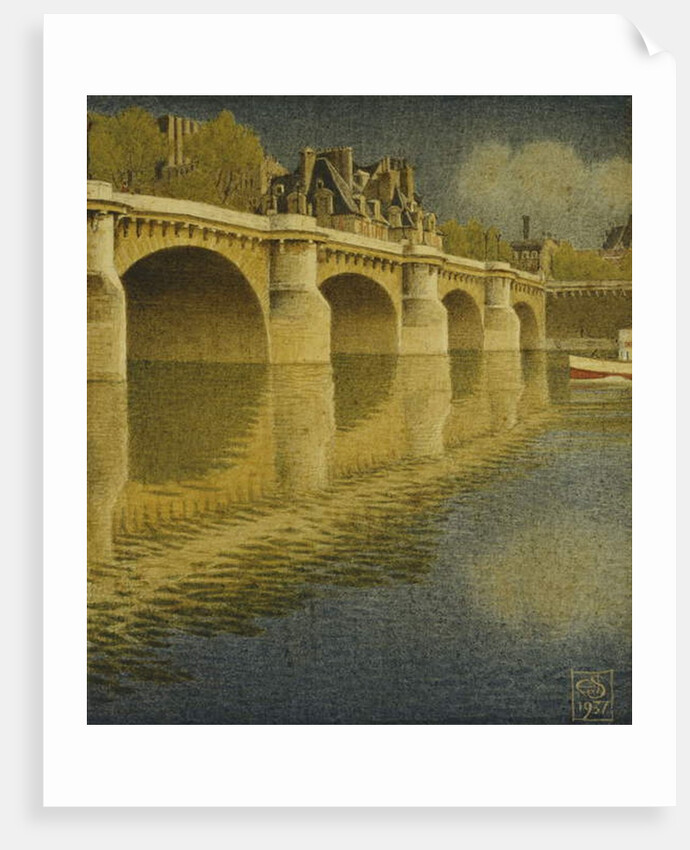 Pont Henri IV, 1937 by Joseph Edward Southall