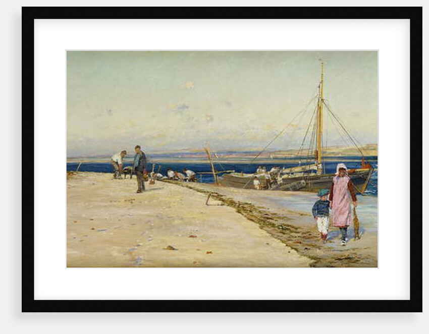 Figures on the Banks of an Estuary by William Lionel Wyllie