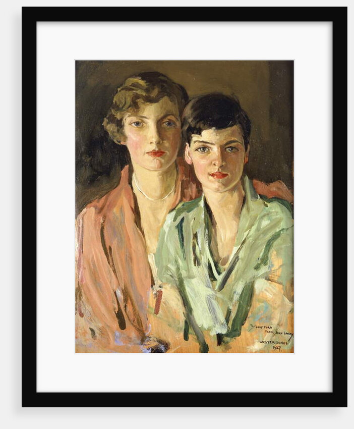 The Sisters, Joan and Marjory, 1927 by John Lavery