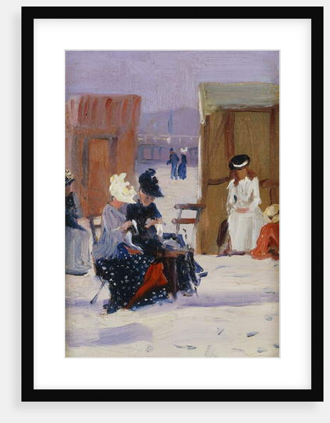On the Beach by Albert Jnr. Ludovici