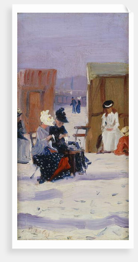 On the Beach by Albert Jnr. Ludovici