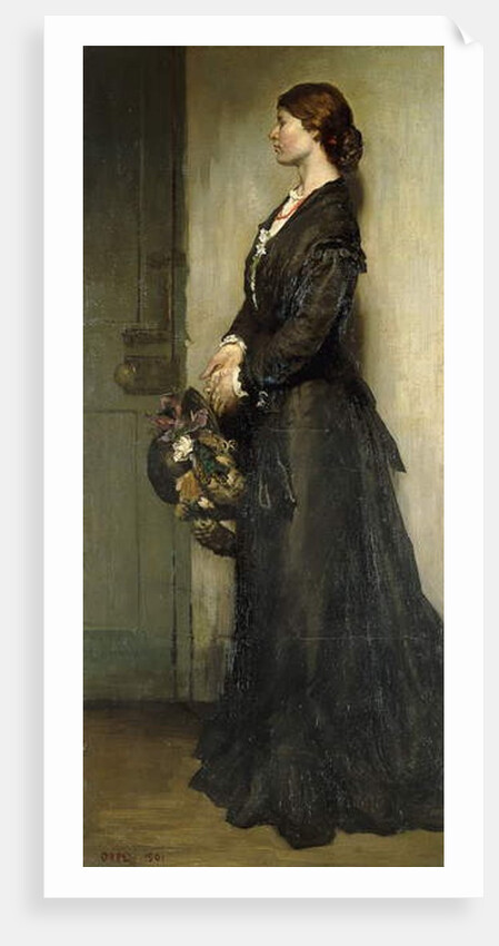 The Lady in Black, 1901 by William Orpen