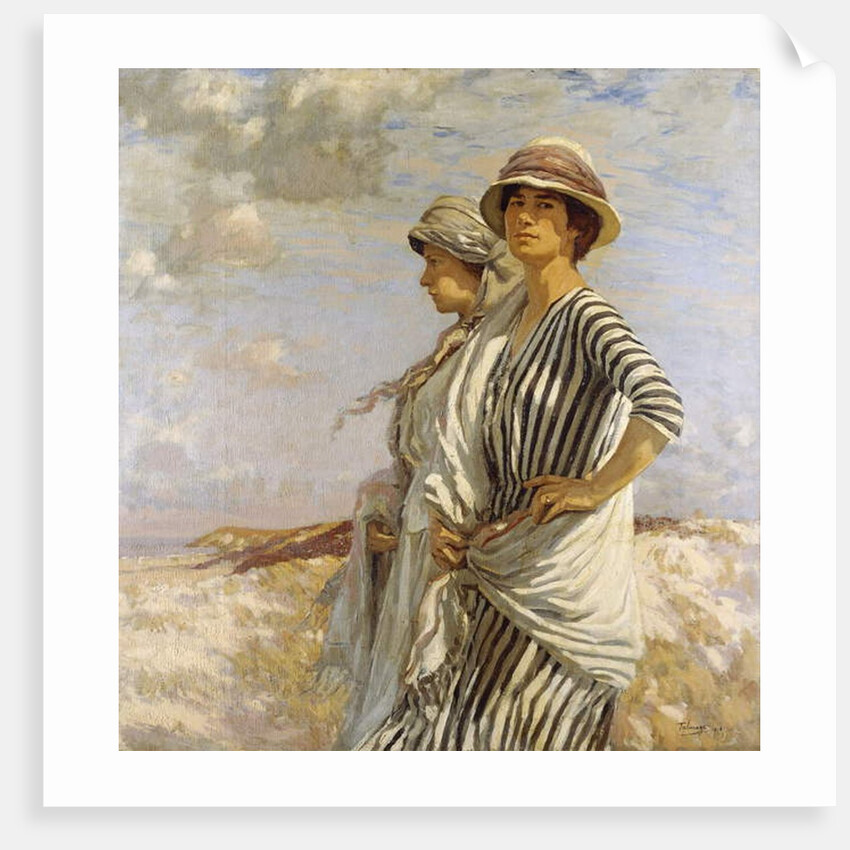 Mrs Talmage and a Friend, 1916 by Algernon Mayow Talmage