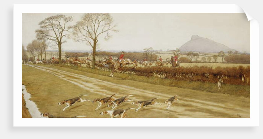 The Cheshire - Away from Tattenhall, 1912 by Cecil Charles Windsor Aldin