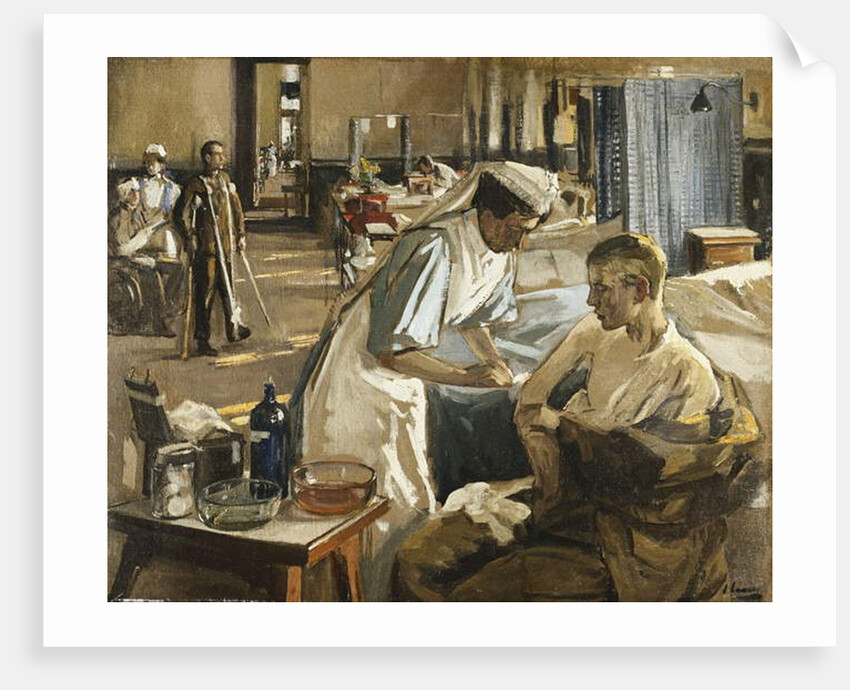 The First Wounded, London Hospital, 1914, 1914 by John Lavery
