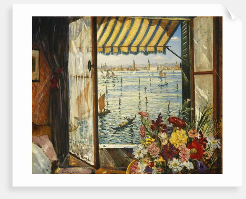 From a Venetian Window, 1934 by Christopher Richard Wynne Nevinson