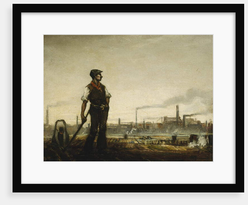 Allotments, East Ham by Christopher Richard Wynne Nevinson