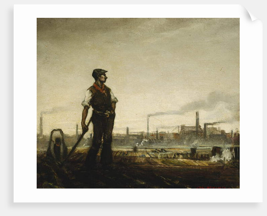 Allotments, East Ham by Christopher Richard Wynne Nevinson