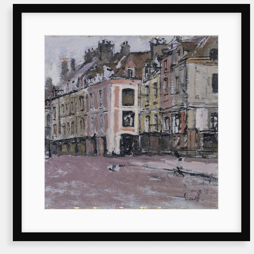 The Old Arcades, Dieppe; Les Vieux Arcades, Dieppe, c.1898-1900 by Walter Richard Sickert