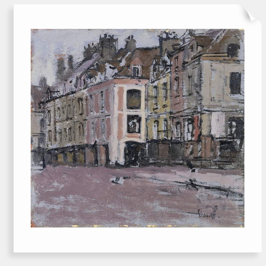 The Old Arcades, Dieppe; Les Vieux Arcades, Dieppe, c.1898-1900 by Walter Richard Sickert