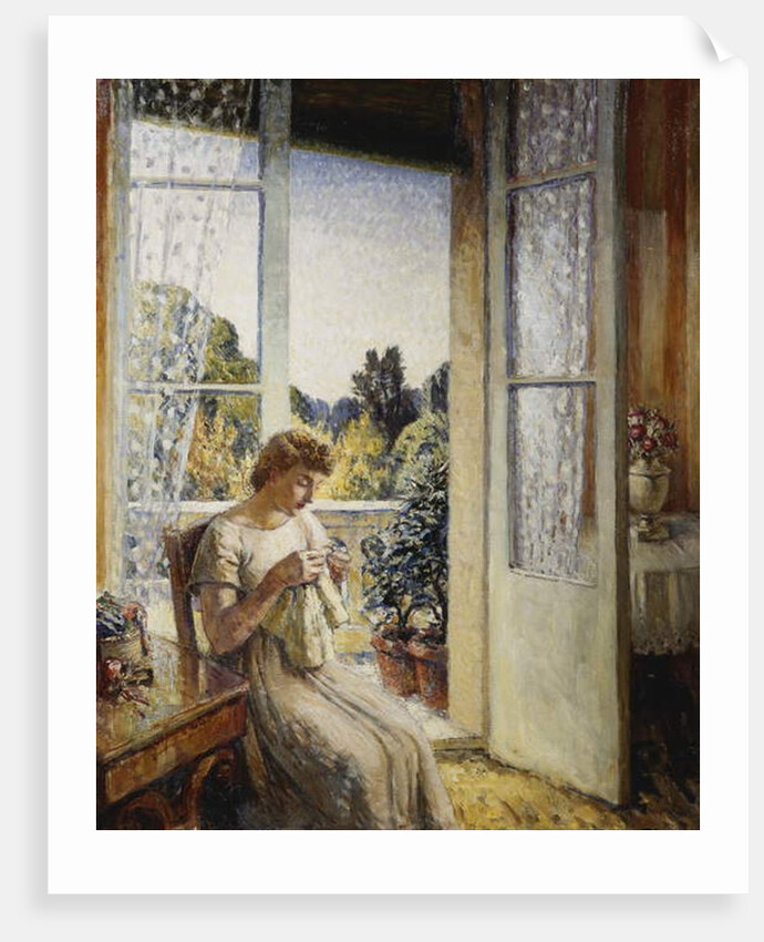 The Girl by the Window, 1940 by Harry Morley